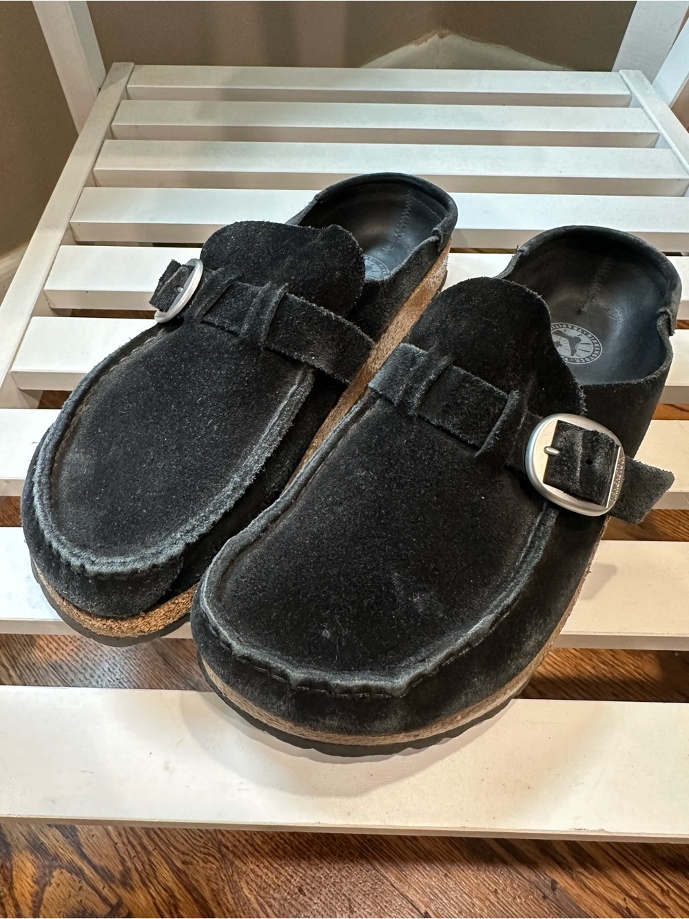 Birkenstock Buckley Suede Clogs